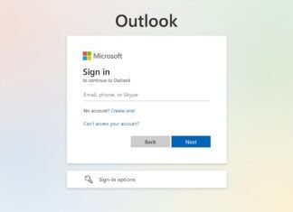 Microsoft Outlook Sign-In Page