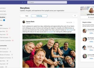 Viva Engage Storylines tab official