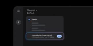 Google Gemini with personalization official