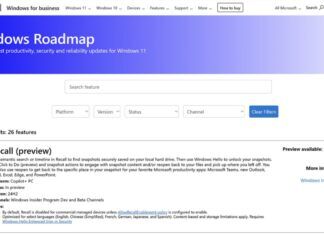 Microsoft Windows Roadmap