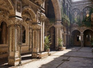 Scene created with NVIDIA RTX neural rendering official