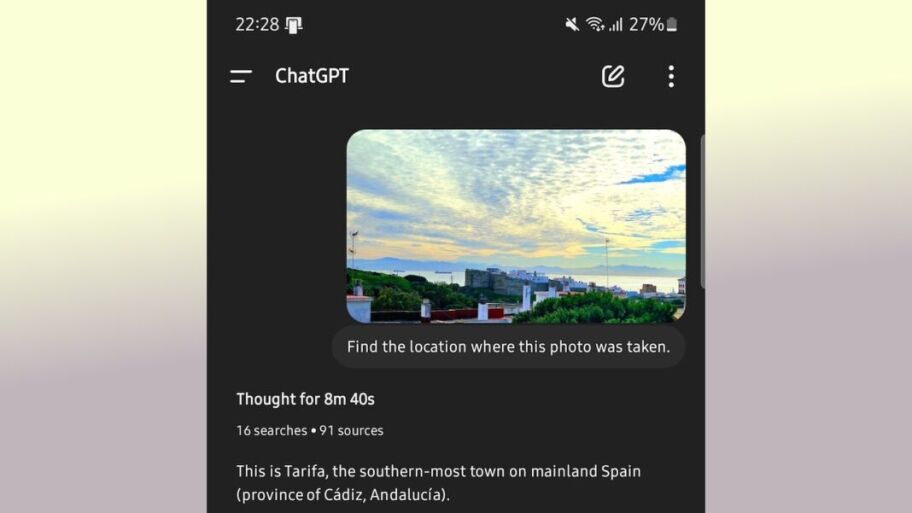 ChatGPT Geolocation o3