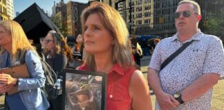 Meta Parents protest New York 2025 via Tim Arnold