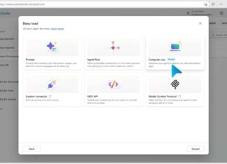Microsoft Copilot Studio Computer use tool