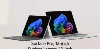 Microsoft 12-inch Surface Pro and 13-inch Surface Laptop