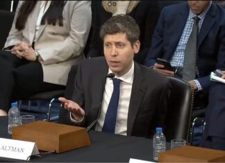 Sam Altman during Senate Commerce Committee hearing on May 8, 2025