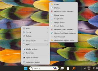 Featured - Add or Remove Default Items on New Context Menu in Windows 11