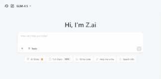 Z.ai Chatbot