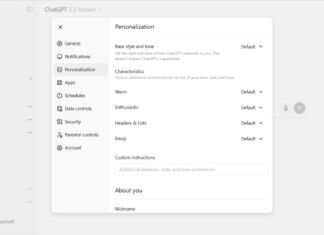 ChatGPT Personalization