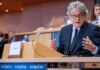 Thierry Breton in the EU Parliament