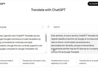 ChatGPT Translate